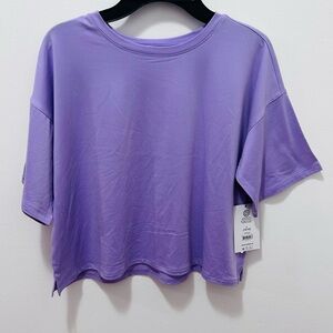Athletic Works Purple Short Sleeve Tee